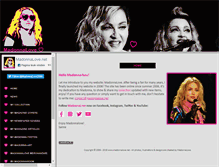 Tablet Screenshot of madonnalove.net